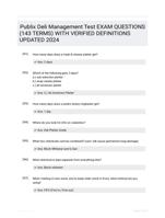 Publix Deli Management Test EXAM QUESTIONS (143 TERMS) WITH VERIFIED DEFINITIONS UPDATED 2024