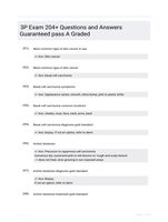 3P Exam 204+ Questions and Answers Guaranteed pass A Graded