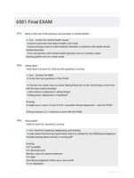 6501 Final EXAM