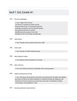 NUFT 202 EXAM #1