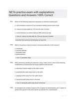 NETA practice exam with explanations Questions and Answers 100% Correct
