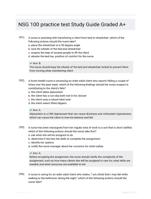NSG 100 practice test Study Guide Graded A+