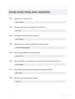 EXAM QUESTIONS AND ANSWERS