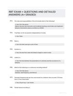 RBT EXAM +  QUESTIONS AND DETAILED ANSWERS |A+ GRADED|
