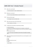 QMB 3200 Test 1 Already Passed