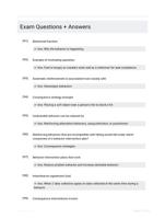 Exam Questions + Answers