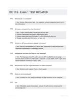 ITE 115 - Exam 1 TEST UPDATED