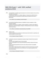 NSG 526 Exam 1 -with 100% verified solutions-2024