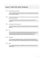 Exam 2: NSG 526 2024 Testbank
