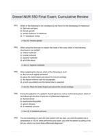 Drexel NUR 550 Final Exam; Cumulative Review