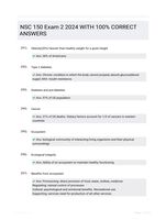 NSC 150 Exam 2 2024 WITH 100% CORRECT ANSWERS