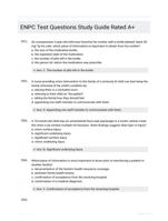 ENPC Test Questions Study Guide Rated A+