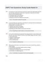 ENPC Test Questions Study Guide Rated A+