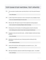 TCFP EXAM STUDY MATERIAL TEST UPDATED