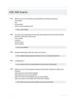 CSE 360 Exams