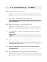 I EXAM WITH 100%  VERIFIED ANSWERS