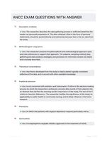 ANCC EXAM QUESTIONS WITH ANSWER