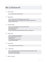 REL C 225 Exam #2