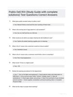 Publix Deli ROI (Study Guide with complete solutions) Test Questions Correct Answers