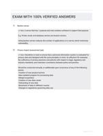 EXAM WITH 100%  VERIFIED ANSWERS