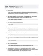 CST - NBSTSA app exams