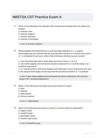 NBSTSA CST Practice Exam A