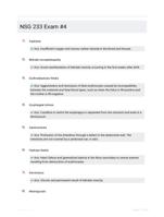 NSG 233 Exam #4