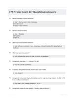 3767 Final Exam - Questions/Answers