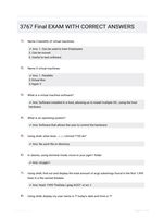 3767 Final EXAM WITH CORRECT  ANSWERS