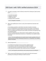 200 Exam -with 100% verified solutions-2024