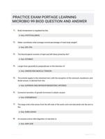 PRACTICE EXAM QUESTIONS AND ANSWERS ALL 99 QUESTIONS AND ANSWERS