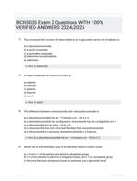 BCH3025 Exam 2 Questions WITH 100%  VERIFIED ANSWERS  2024/2025