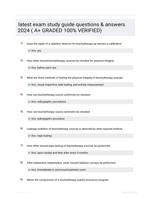 latest exam study guide questions & answers 2024 ( A+ GRADED 100% VERIFIED)