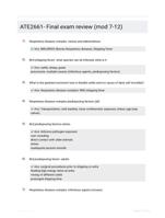 ATE2661- Final exam review (mod 7-12)