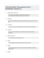 182 final EXAM 100 questions FULLY ANSWERED GRADED A+