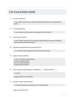 376 Final EXAM GUIDE