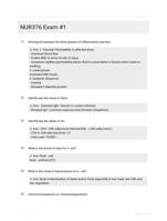 NUR376 Exam #1