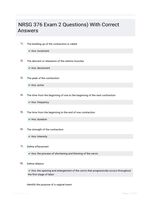 NRSG 376 Exam 2 Questions) With Correct Answers