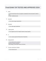 Final EXAM 109 TESTED AND APPROVED 2024