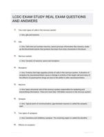 LCDC EXAM STUDY REAL EXAM QUESTIONS AND ANSWERS