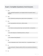 Exam | Complete Questions And Answers