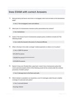 lines EXAM with correct Answers