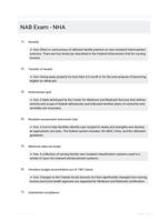 NAB Exam - NHA