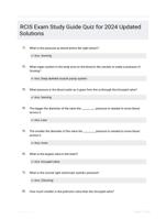 RCIS Exam Study Guide Quiz for 2024 Updated Solutions