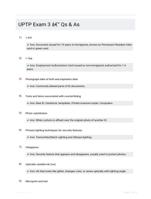 UPTP Exam 3 - Qs & As