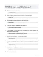 PRACTICE Exam prep  100% Accurate!!
