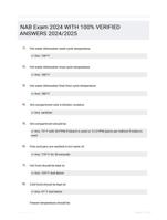 NAB Exam 2024 WITH 100%  VERIFIED ANSWERS  2024/2025