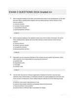EXAM 3 QUESTIONS 2024 Graded A+