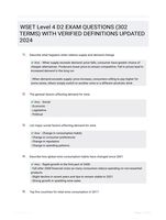 WSET Level 4 D2 EXAM QUESTIONS (302 TERMS) WITH VERIFIED DEFINITIONS UPDATED 2024