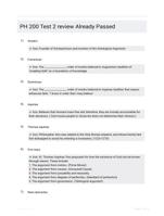 PH 200 Test 2 review Already Passed